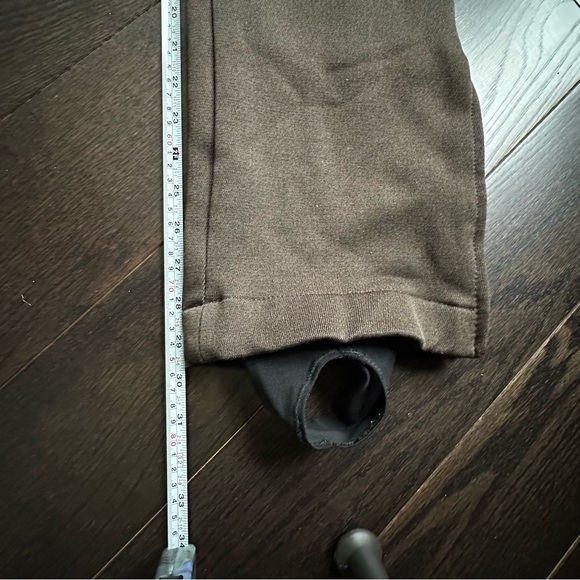 Vintage Post Card Italian Design Ski Pants Brown Floral Embroidered Stirrup - XS - Picture 13 of 16